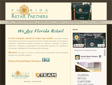 Tablet Screenshot of floridaretailpartners.com